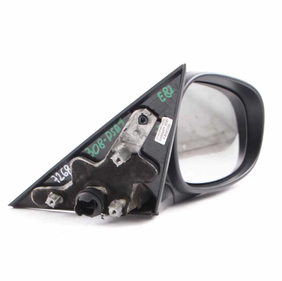 Wing Mirror BMW E81 E82 E88 Door Right O/S 3 Pins Tiefseeblau Deep Sea Blue A76 to with Part number 7268308 Wing Mirror BMW E81 E82 E88 Door Right O/S 3 Pins Tiefseeblau Deep Sea Blue A76 - SKU rhd-7268308-DSB1 - Part number 7268308