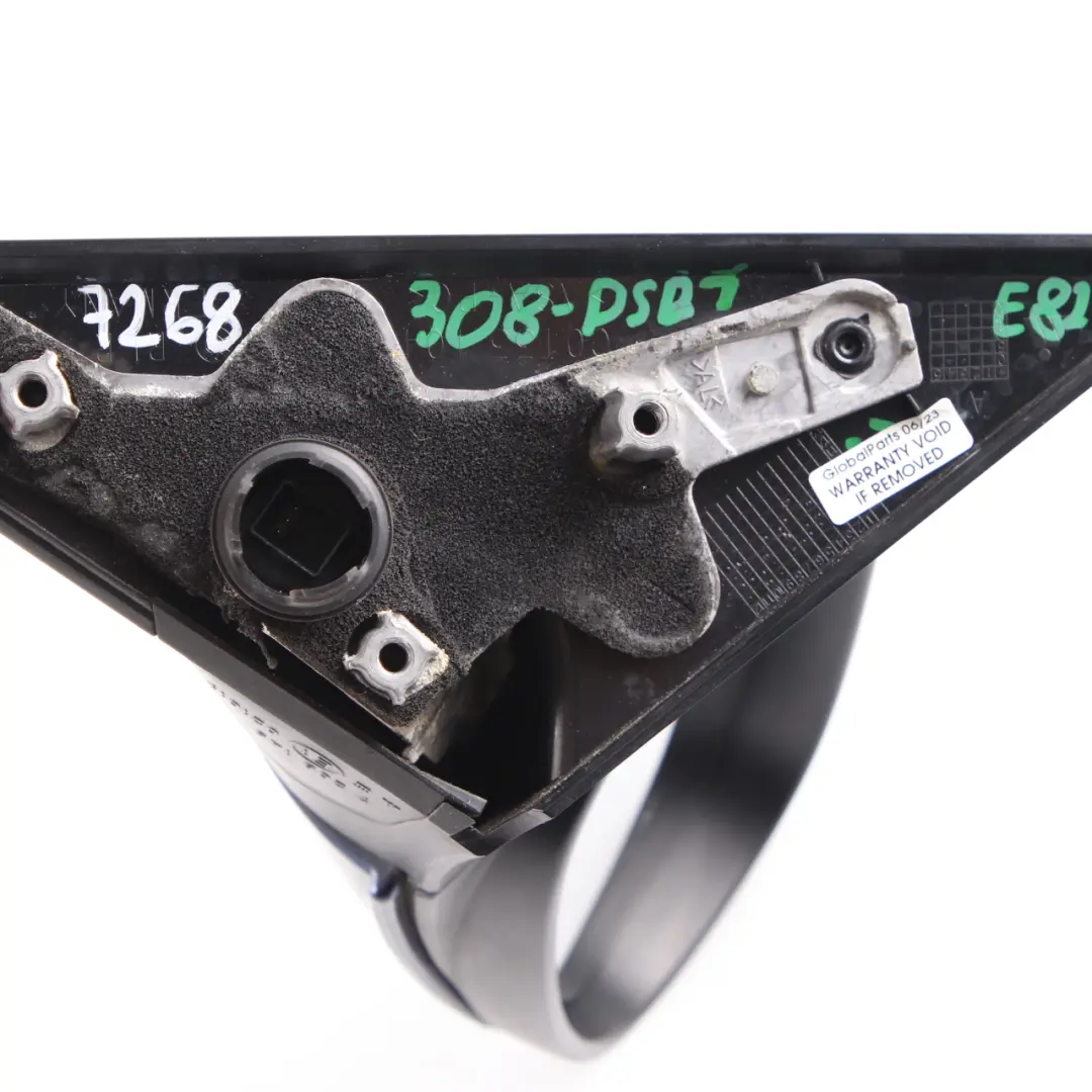 Wing Mirror BMW E81 E82 E88 Door Right O/S 3 Pins Tiefseeblau Deep Sea Blue A76 to with Part number 7268308 Wing Mirror BMW E81 E82 E88 Door Right O/S 3 Pins Tiefseeblau Deep Sea Blue A76 - SKU rhd-7268308-DSB1 - Part number 7268308