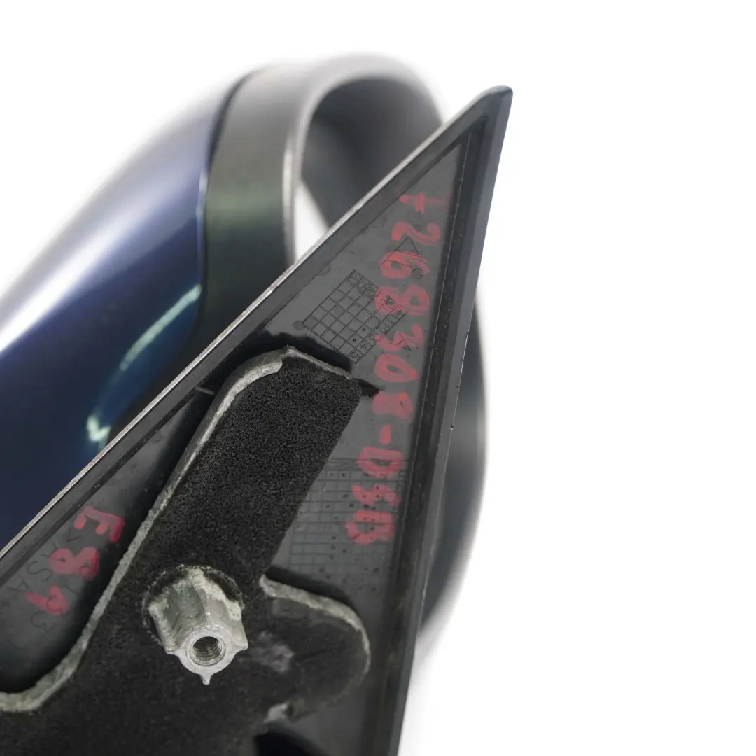 Wing Mirror BMW E81 E82 E88 Door Right O/S Heated Tiefseeblau Deep Sea Blue A76 to with Part number 7268308 Wing Mirror BMW E81 E82 E88 Door Right O/S Heated Tiefseeblau Deep Sea Blue A76 - SKU rhd-7268308-DSB - Part number 7268308