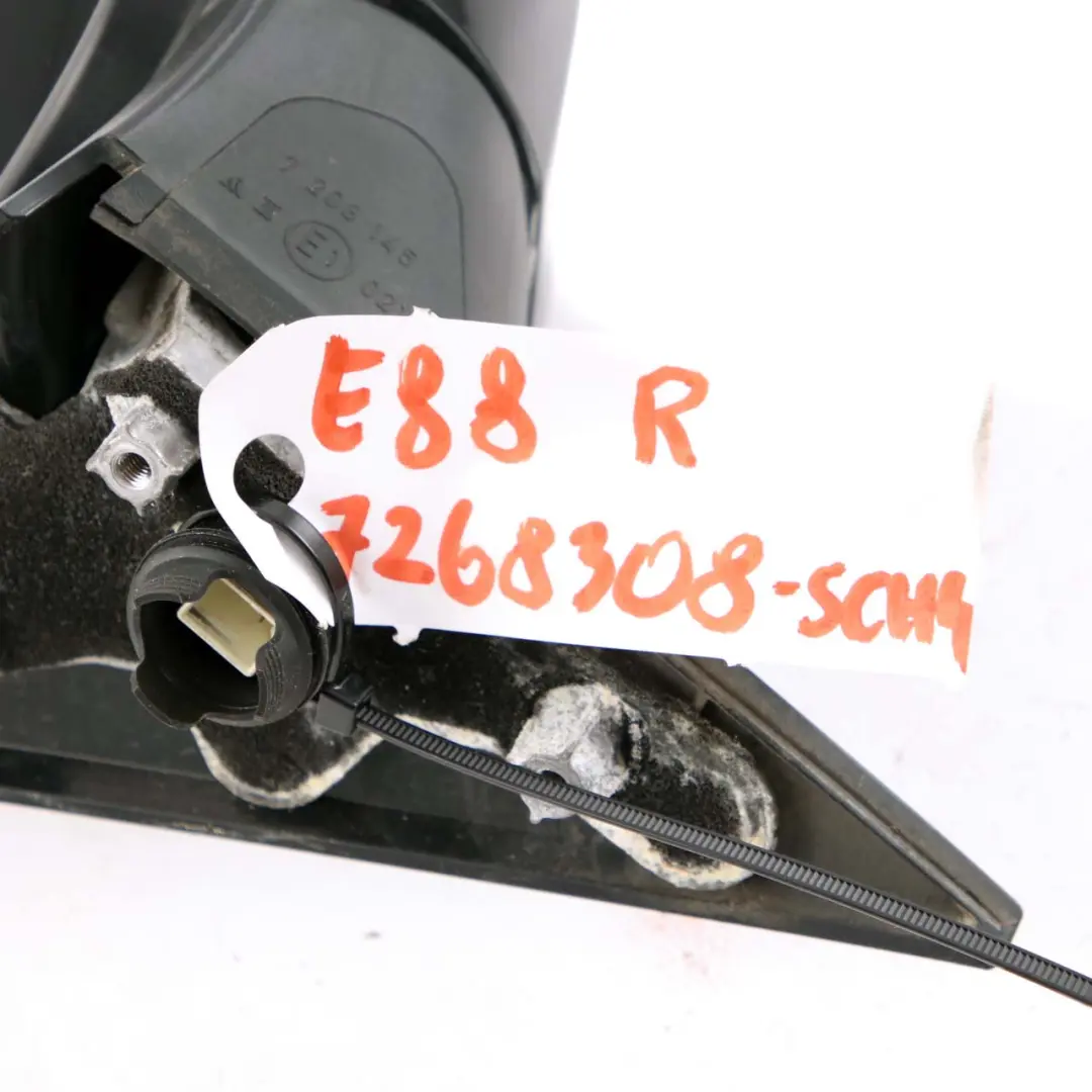 Wing Mirror Door BMW E81 E82 E88 4 Heated Right O/S Schwarz 2 Black 668 to with Part number 7268308 Wing Mirror Door BMW E81 E82 E88 4 Heated Right O/S Schwarz 2 Black 668 - SKU rhd-7268308-SCH4 - Part number 7268308