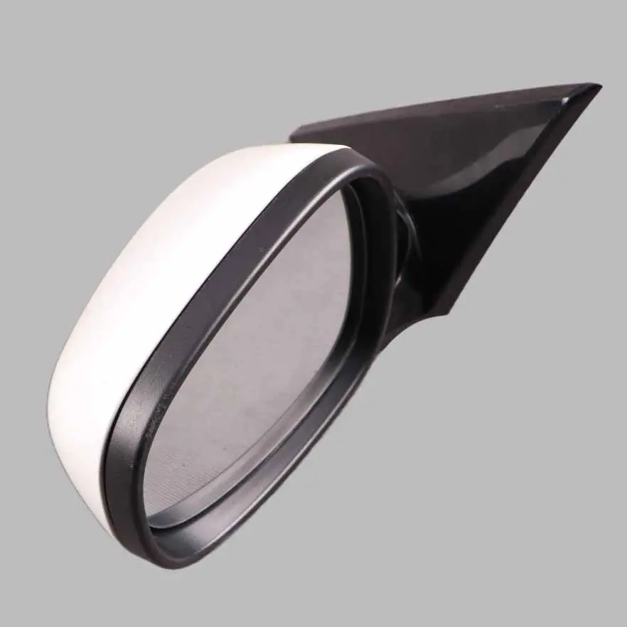BMW 1 Series E81 E82 M Sport High Gloss Left Wing Mirror N/S Alpinweiss White - SKU rhd-7268315-AW - Part number 7268315