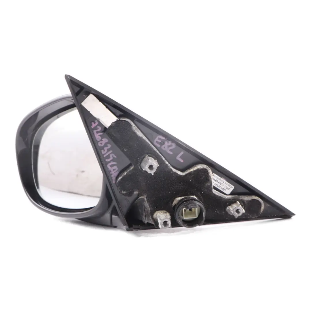 Wing Mirror BMW E81 E82 E88 M Sport High Gloss Left N/S Carbonschwarz Black 416 to with Part number 7268315 Wing Mirror BMW E81 E82 E88 M Sport High Gloss Left N/S Carbonschwarz Black 416 - SKU rhd-7268315-CAR - Part number 7268315
