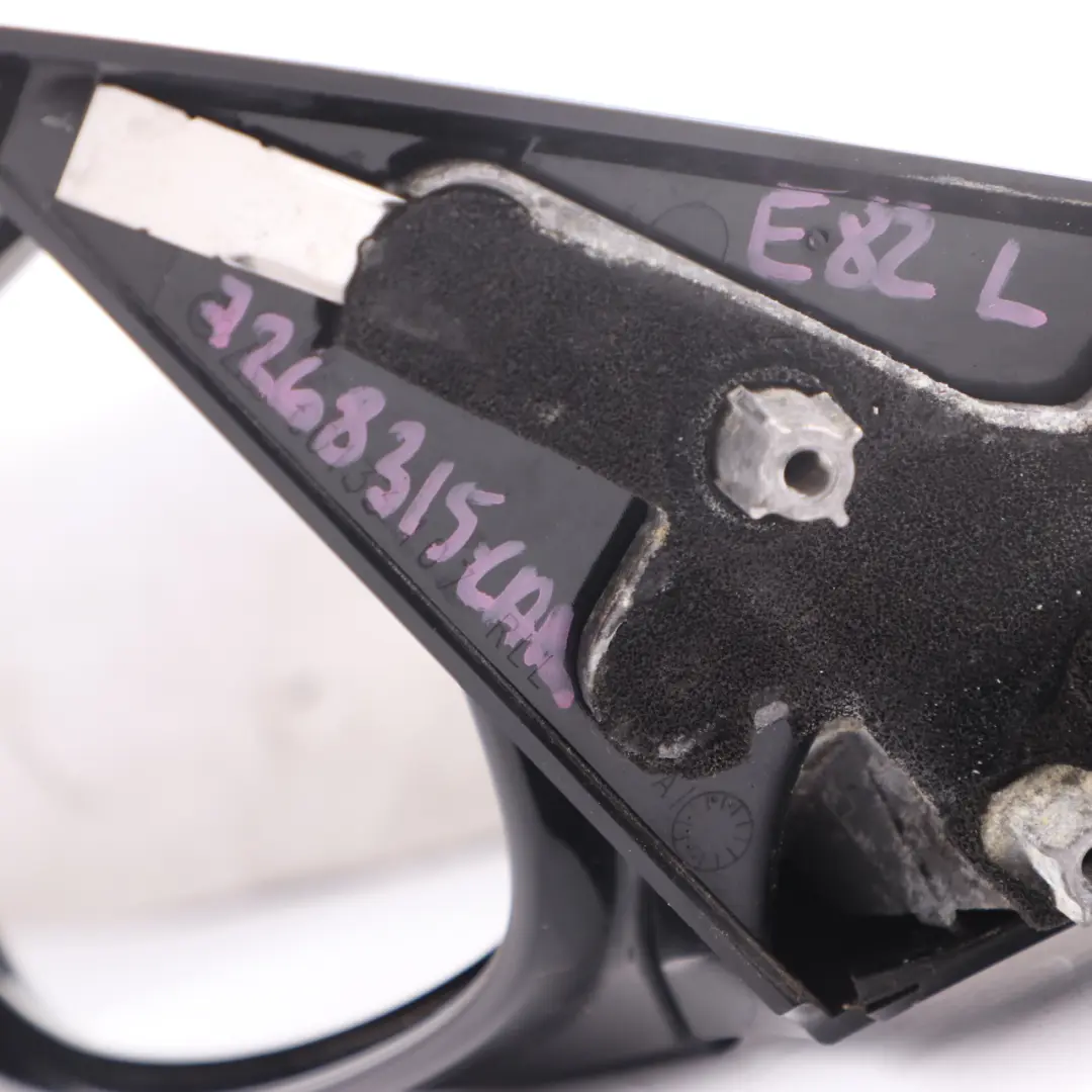 Wing Mirror BMW E81 E82 E88 M Sport High Gloss Left N/S Carbonschwarz Black 416 to with Part number 7268315 Wing Mirror BMW E81 E82 E88 M Sport High Gloss Left N/S Carbonschwarz Black 416 - SKU rhd-7268315-CAR - Part number 7268315