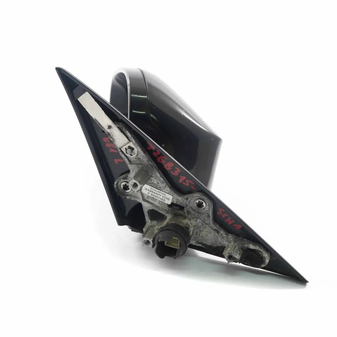  Wing Mirror BMW E81 E82 E88 1 M Sport Left N/S Passenger Side Black Schwarz 668 - SKU rhd-7268315-SCH1 - Part number 7268315