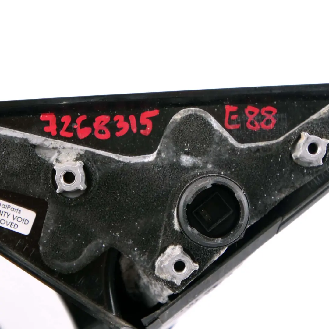 Wing Mirror BMW E81 E82 E88 M Sport Left N/S Passenger Side Black Schwarz 2 668 to with Part number 7268315 Wing Mirror BMW E81 E82 E88 M Sport Left N/S Passenger Side Black Schwarz 2 668 - SKU rhd-7268315-SCH - Part number 7268315