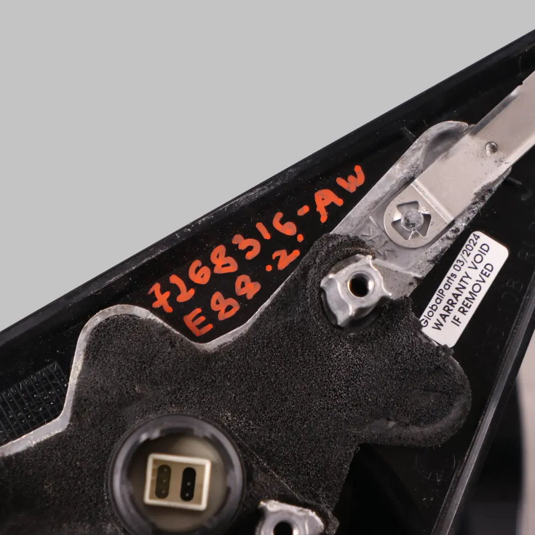 Heated Right Wing Mirror O/S Alpinweiss Alpine White to BMW E81 E82 E88 M Sport with Part number 7268316 BMW E81 E82 E88 M Sport Heated Right Wing Mirror O/S Alpinweiss Alpine White - SKU rhd-7268316-AW - Part number 7268316