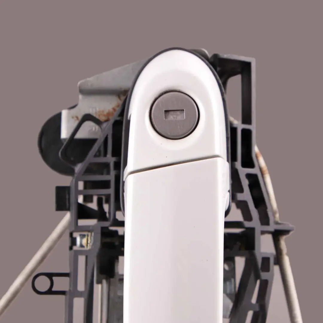 BMW F21 F22 Grab Handle Door Right O/S Comfort Access Alpinweiss White 300 - SKU rhd-7268446-AW - Part number 7268446
