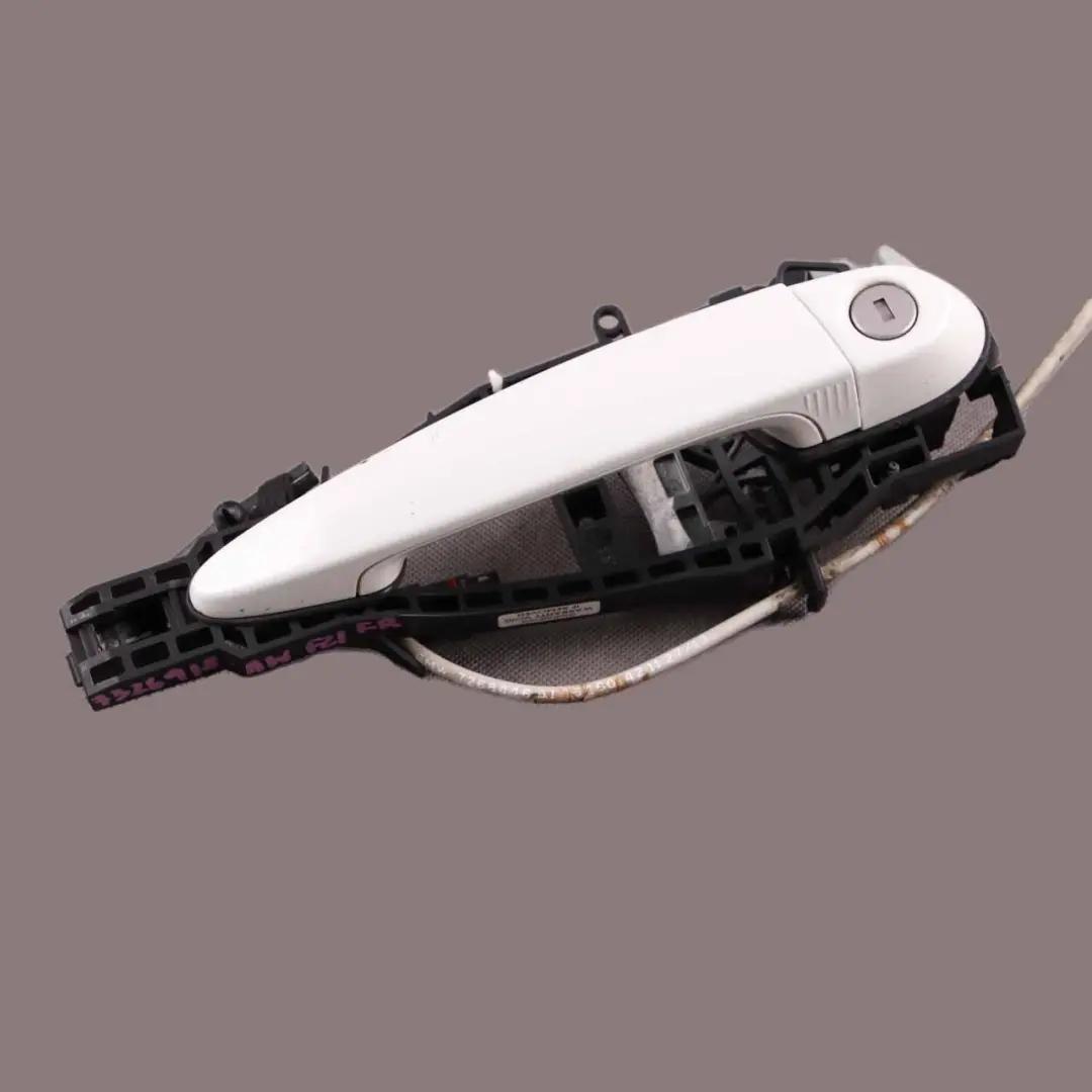 BMW F21 F22 Grab Handle Door Right O/S Comfort Access Alpinweiss White 300 - SKU rhd-7268446-AW - Part number 7268446