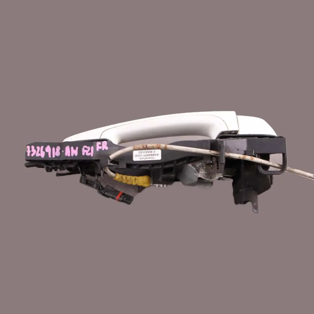 Grab Handle Door Right O/S Comfort Access Alpinweiss White 300 to BMW F21 F22 with Part number 7268446 BMW F21 F22 Grab Handle Door Right O/S Comfort Access Alpinweiss White 300 - SKU rhd-7268446-AW - Part number 7268446