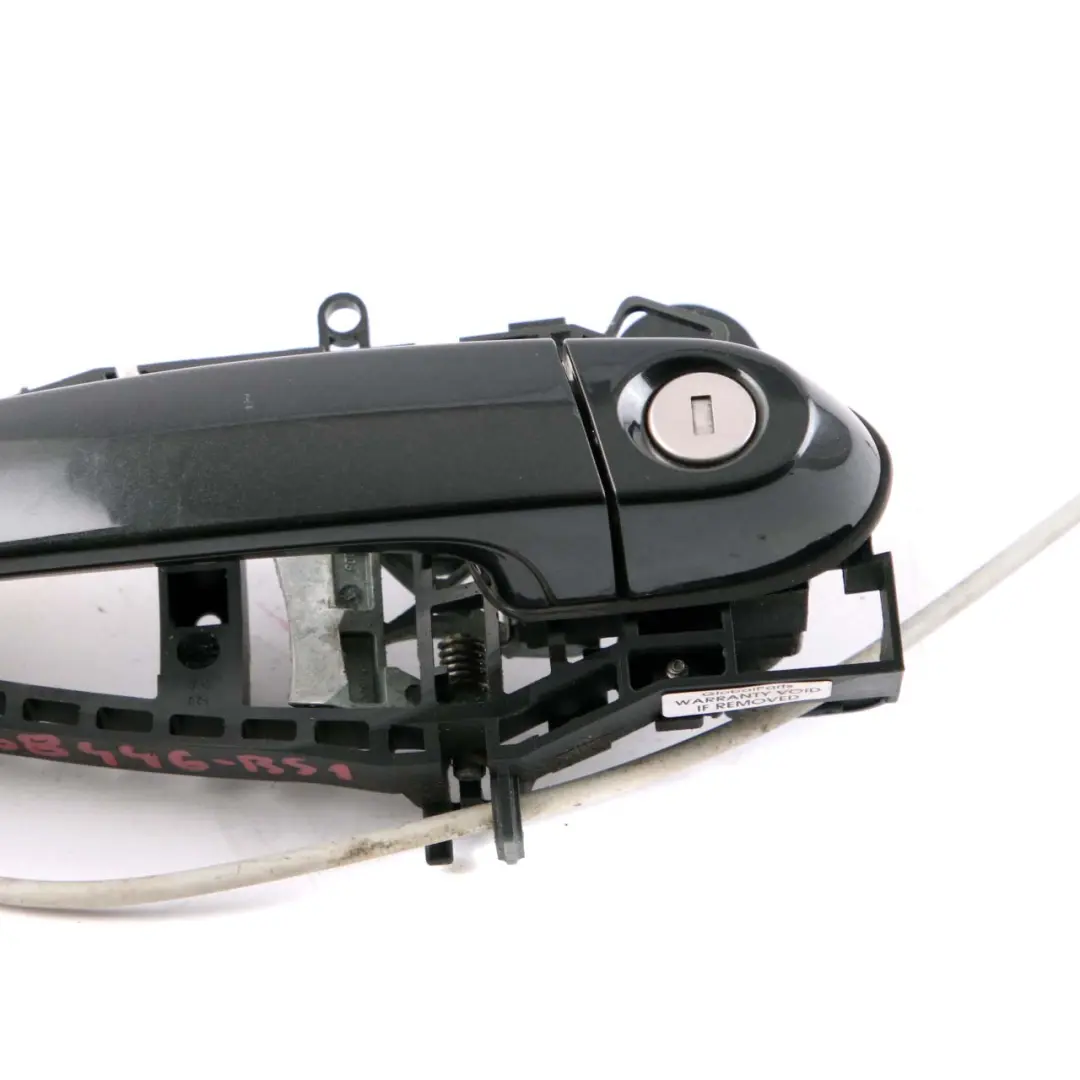 BMW 1 2 Series F21 F22 Front Right Door O/S Complete Grab Handle Black Sapphire - SKU rhd-7268446-BS1 - Part number 7268446