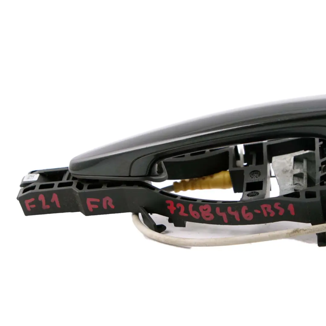 Front Right Door O/S Complete Grab Handle Black Sapphire to BMW 1 2 Series F21 F22 with Part number 7268446 BMW 1 2 Series F21 F22 Front Right Door O/S Complete Grab Handle Black Sapphire - SKU rhd-7268446-BS1 - Part number 7268446