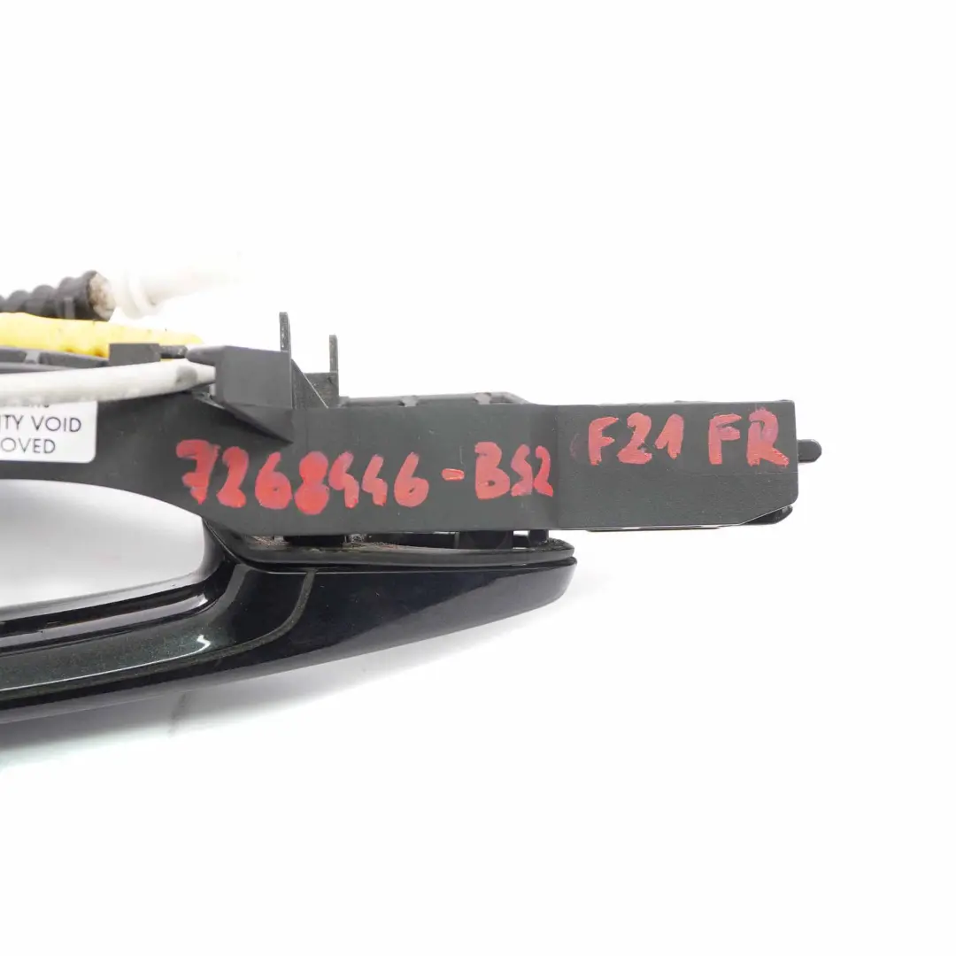 BMW F21 F22 Front Right Door O/S Complete Grab Handle Black Sapphire - SKU rhd-7268446-BS2 - Part number 7268446