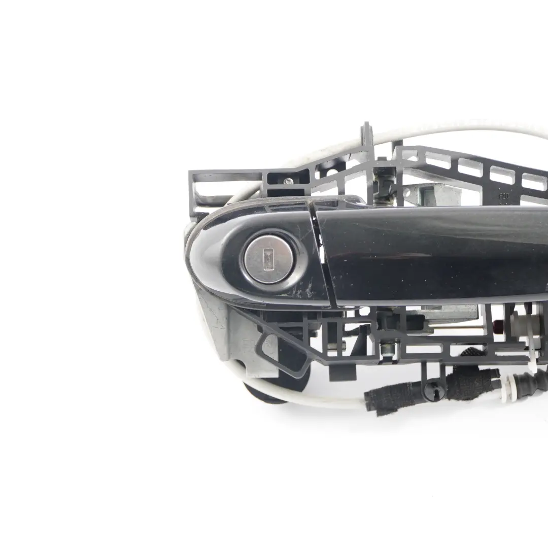 BMW F21 F22 Front Right Door O/S Complete Grab Handle Black Sapphire - SKU rhd-7268446-BS2 - Part number 7268446