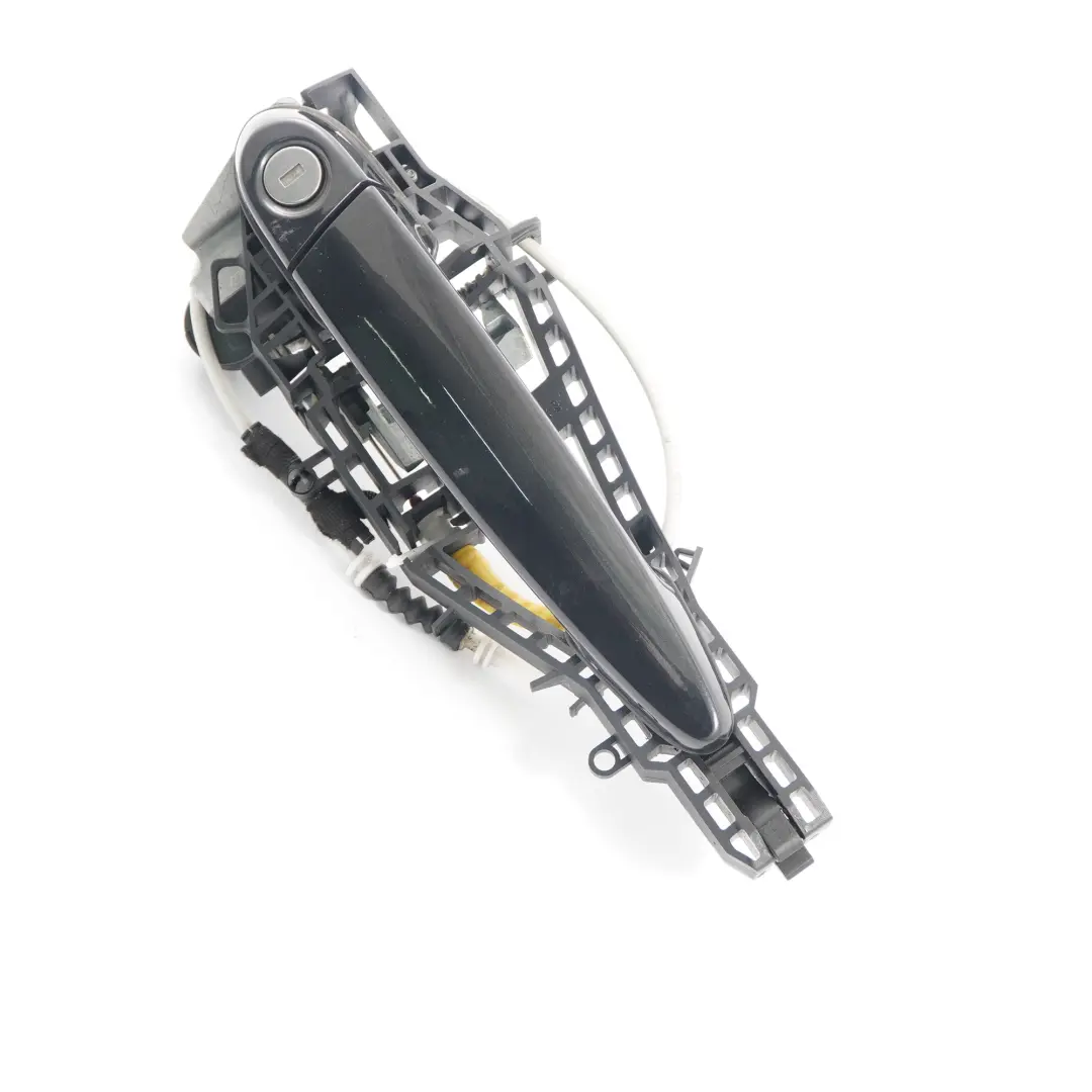 BMW F21 F22 Front Right Door O/S Complete Grab Handle Black Sapphire - SKU rhd-7268446-BS2 - Part number 7268446