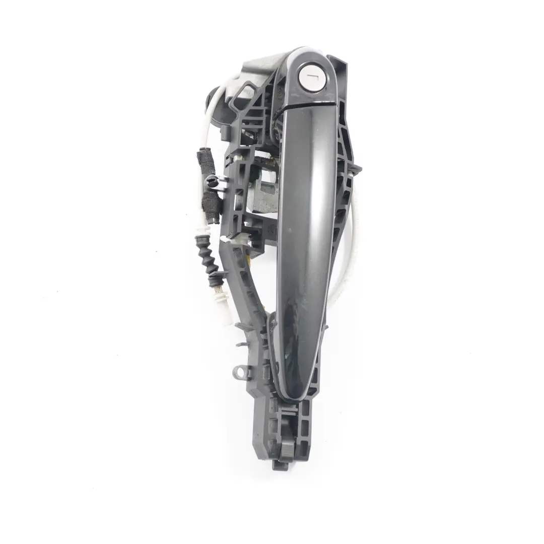 BMW F21 F22 Front Right Door O/S Complete Grab Handle Black Sapphire - SKU rhd-7268446-BS2 - Part number 7268446