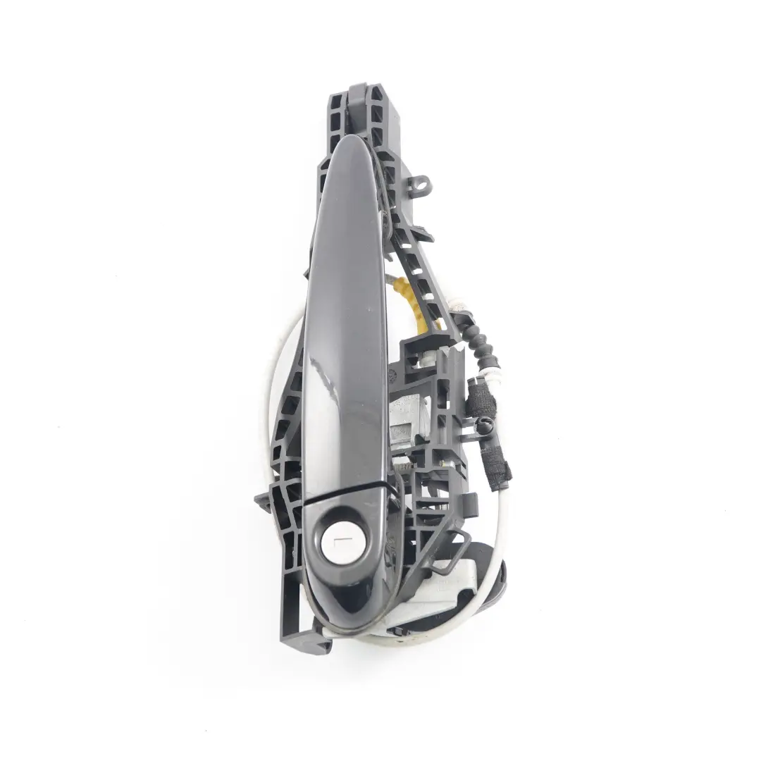 BMW F21 F22 Front Right Door O/S Complete Grab Handle Black Sapphire - SKU rhd-7268446-BS2 - Part number 7268446