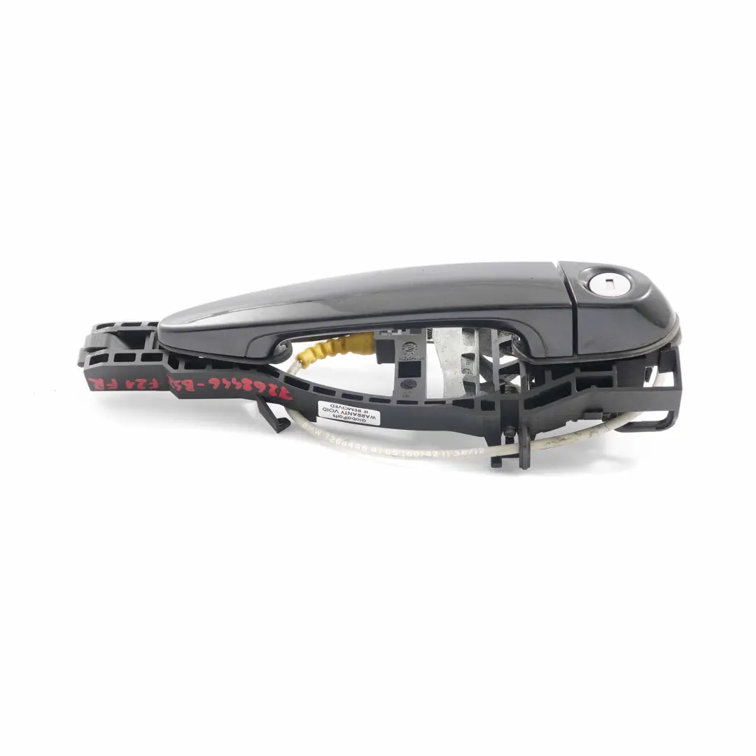 BMW F21 F22 Front Right Door O/S Complete Grab Handle Black Sapphire - SKU rhd-7268446-BS2 - Part number 7268446