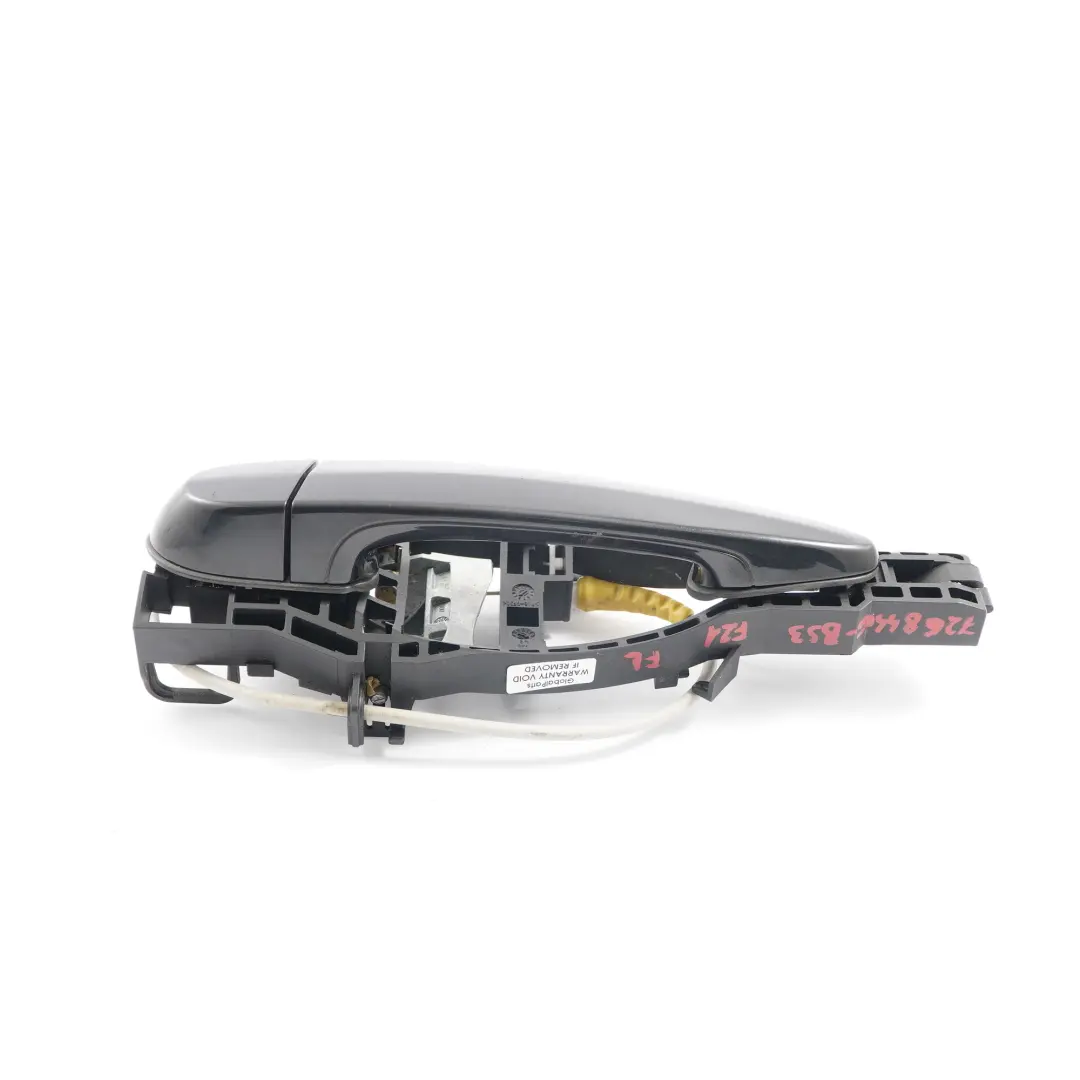 BMW F21 F22 Front Left Door N/S Complete Grab Handle Black Sapphire - SKU rhd-7268446-BS3 - Part number 7268446