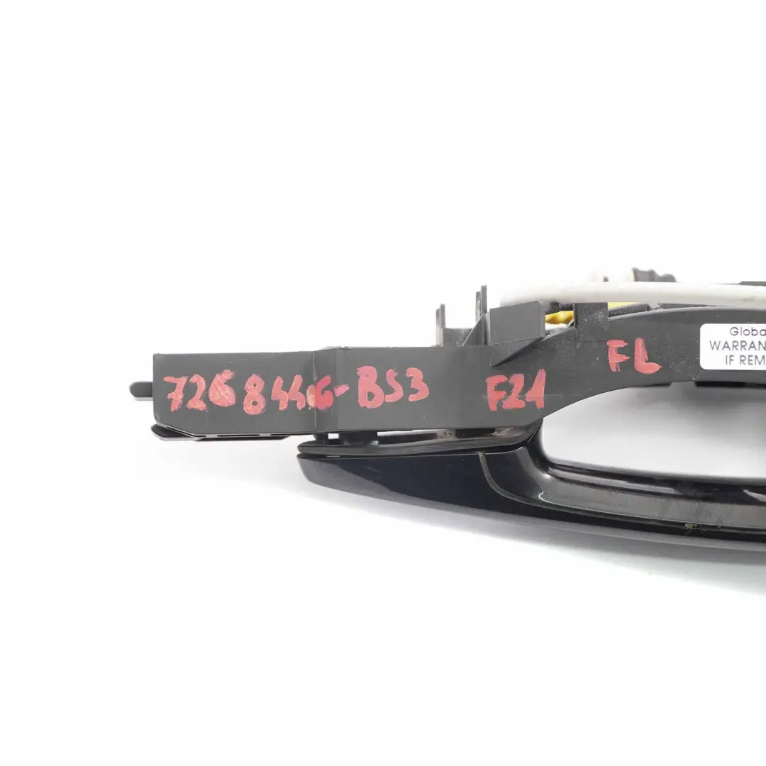BMW F21 F22 Front Left Door N/S Complete Grab Handle Black Sapphire - SKU rhd-7268446-BS3 - Part number 7268446