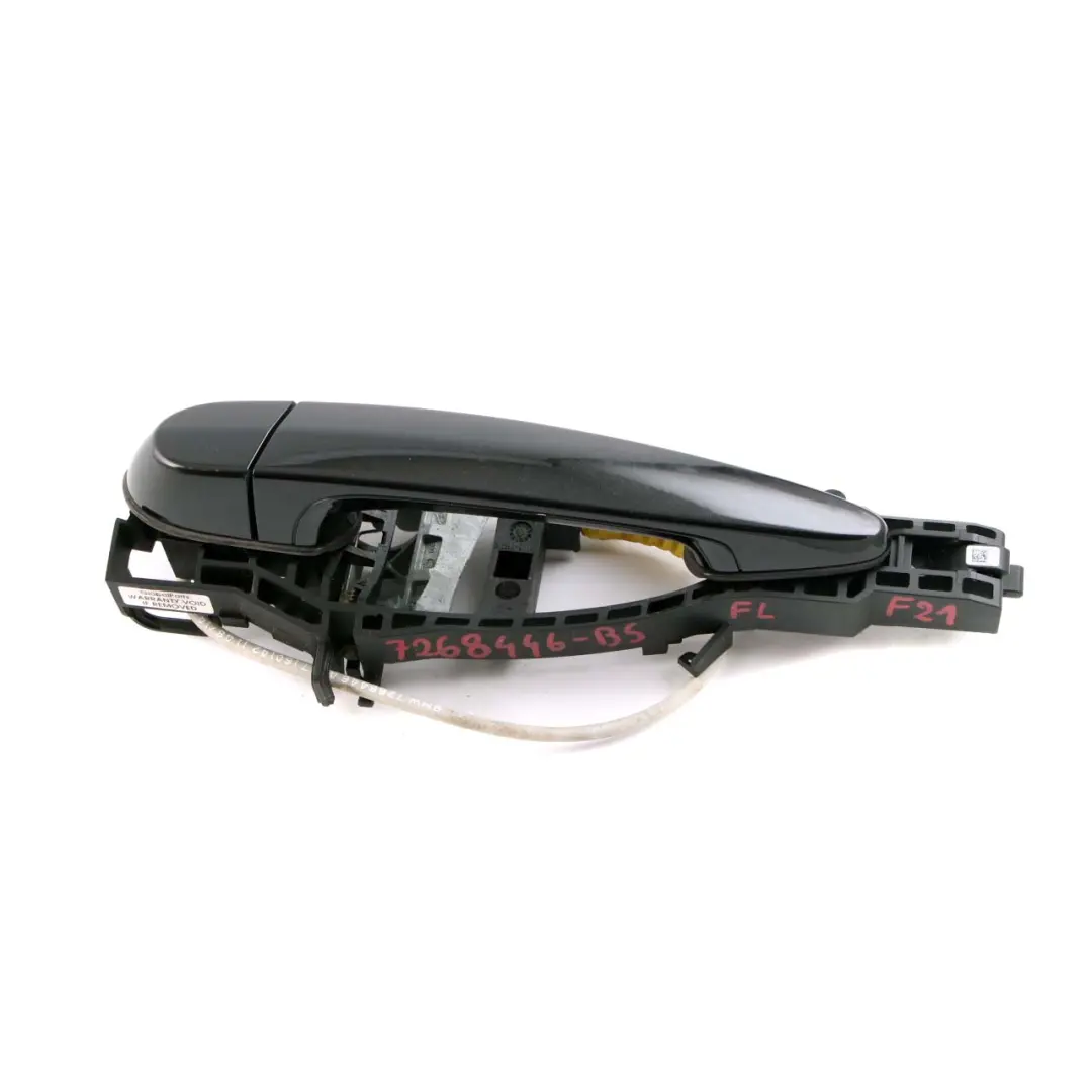 BMW 1 2 Series F21 F22 Left Door N/S Complete Grab Handle Black Sapphire 475 - SKU rhd-7268446-BS - Part number 7268446