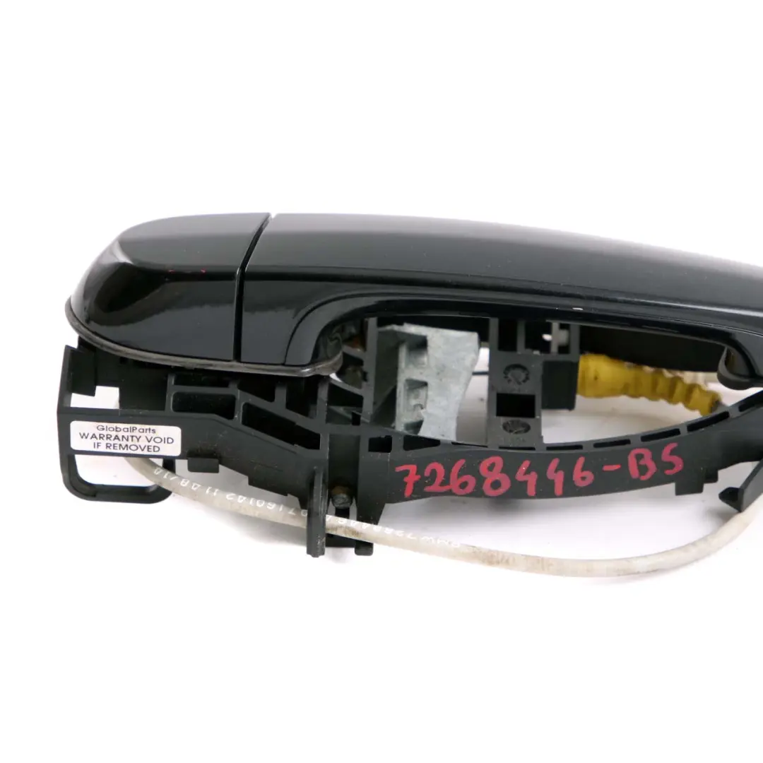 BMW 1 2 Series F21 F22 Left Door N/S Complete Grab Handle Black Sapphire 475 - SKU rhd-7268446-BS - Part number 7268446