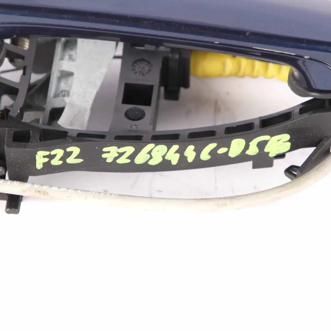  Grab Handle Door BMW F21 F22 Left N/S Tiefseeblau Metallic Deep Sea Blue A76 - SKU rhd-7268446-DSB - Part number 7268446
