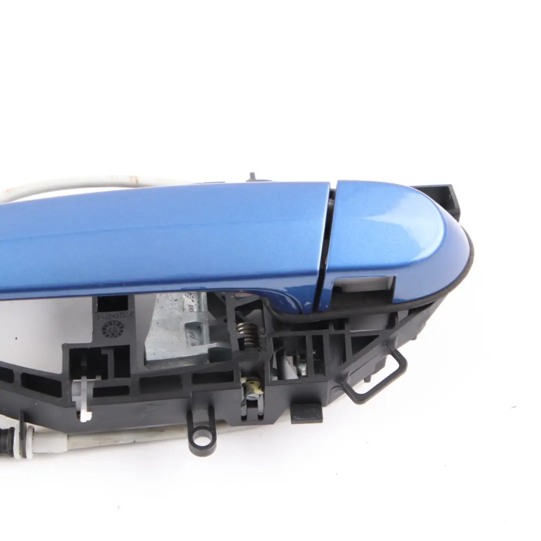 Door Handle BMW F21 F22 Complete Grab Front Left N/S Estoril Blau Metallic - B45 to with Part number 7268446 Door Handle BMW F21 F22 Complete Grab Front Left N/S Estoril Blau Metallic - B45 - SKU rhd-7268446-EB-4 - Part number 7268446