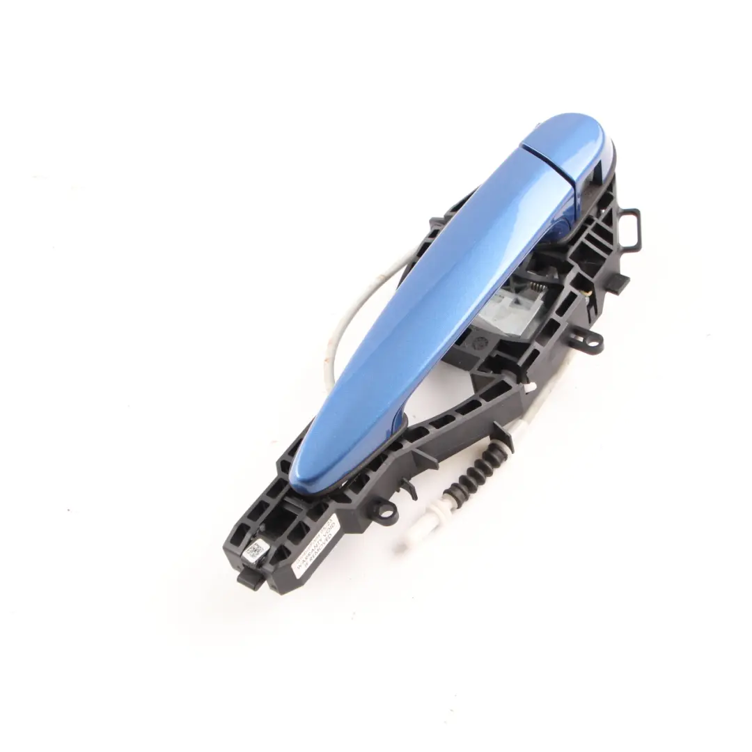 Door Handle BMW F21 F22 Complete Grab Front Left N/S Estoril Blau Metallic - B45 to with Part number 7268446 Door Handle BMW F21 F22 Complete Grab Front Left N/S Estoril Blau Metallic - B45 - SKU rhd-7268446-EB-4 - Part number 7268446