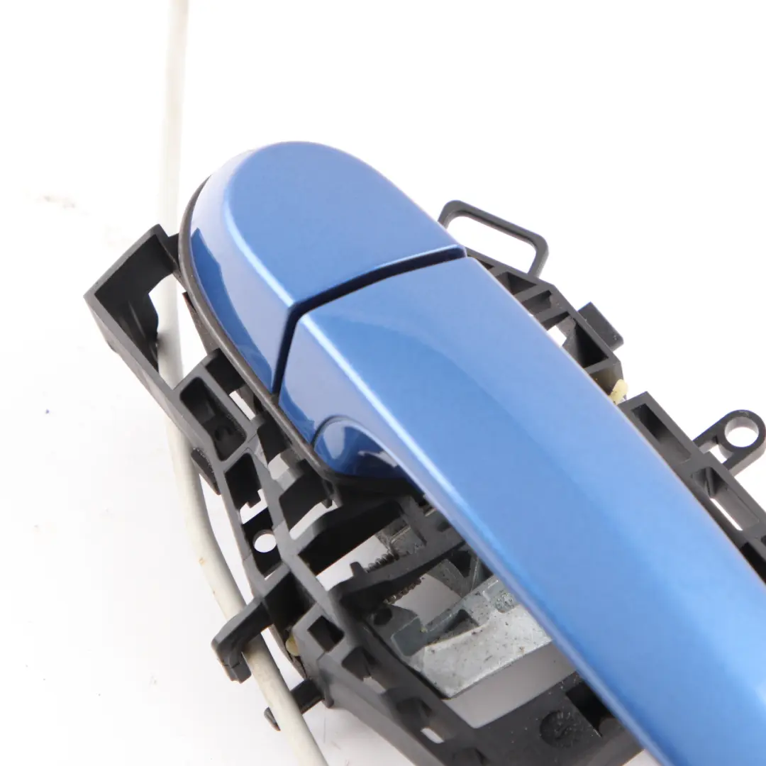 Door Handle BMW F21 F22 Complete Grab Front Left N/S Estoril Blau Metallic - B45 to with Part number 7268446 Door Handle BMW F21 F22 Complete Grab Front Left N/S Estoril Blau Metallic - B45 - SKU rhd-7268446-EB-4 - Part number 7268446