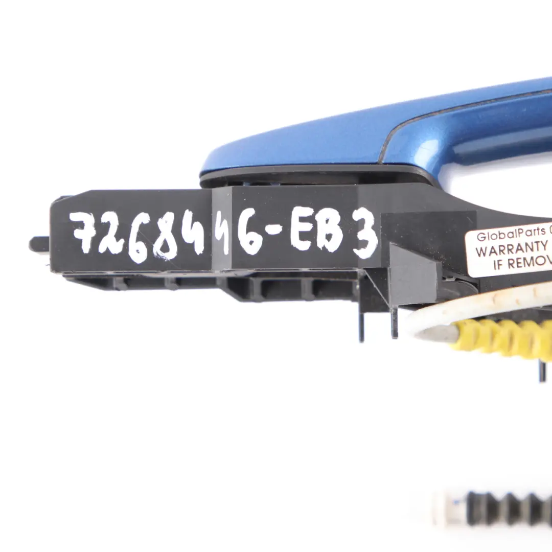 Door Handle BMW F21 F22 Grab Front Right O/S Estoril Blue Metallic B45 to with Part number 7268446 Door Handle BMW F21 F22 Grab Front Right O/S Estoril Blue Metallic B45 - SKU rhd-7268446-EB3 - Part number 7268446