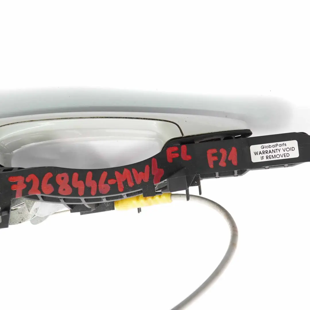 Grab Handle Door BMW F21 F22 Left N/S Mineralweiss Mineral White A96 to with Part number 7268446 Grab Handle Door BMW F21 F22 Left N/S Mineralweiss Mineral White A96 - SKU rhd-7268446-MW4 - Part number 7268446