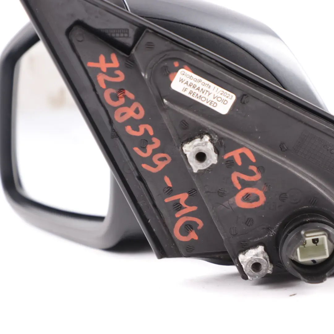 BMW F21 F22 Left Heated Wing Mirror N/S Mineralgrau Grey Metallic B39 - SKU rhd-7268539-MG - Part number 7268539