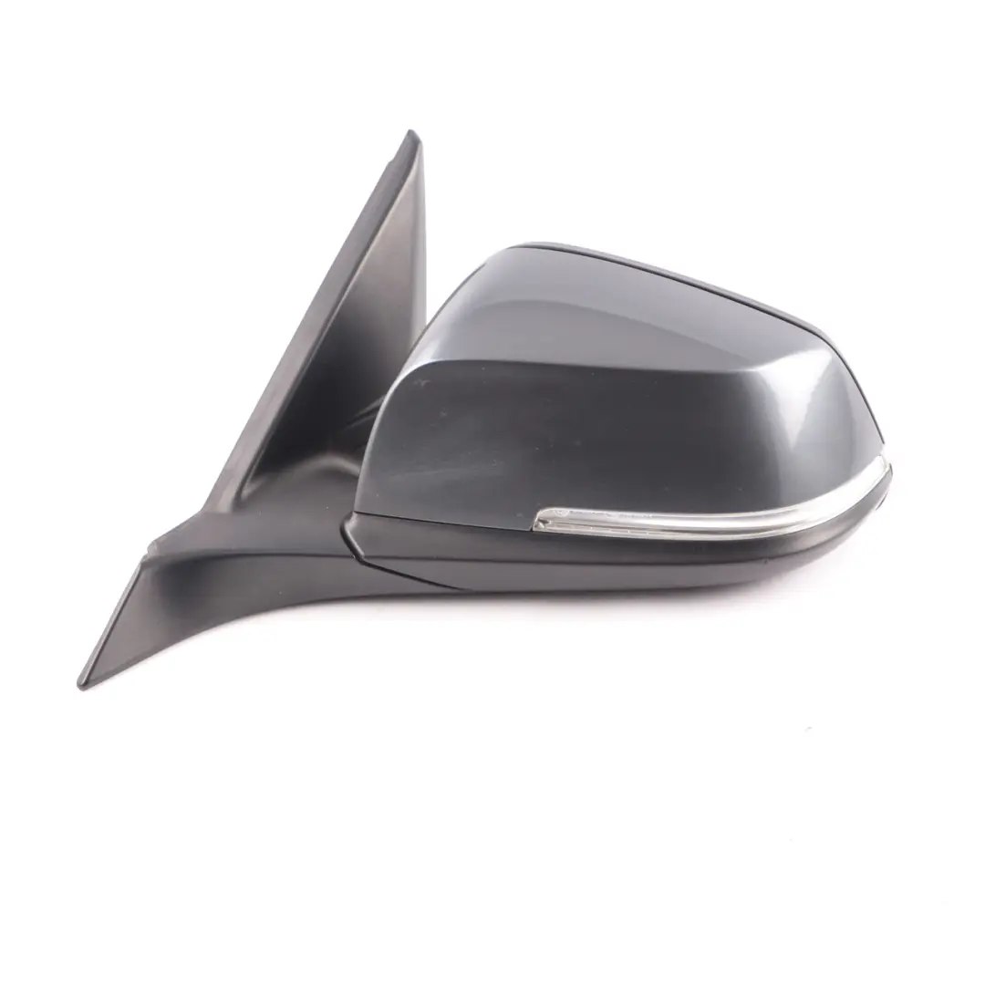 BMW F21 F22 Left Heated Wing Mirror N/S Mineralgrau Grey Metallic B39 - SKU rhd-7268539-MG - Part number 7268539