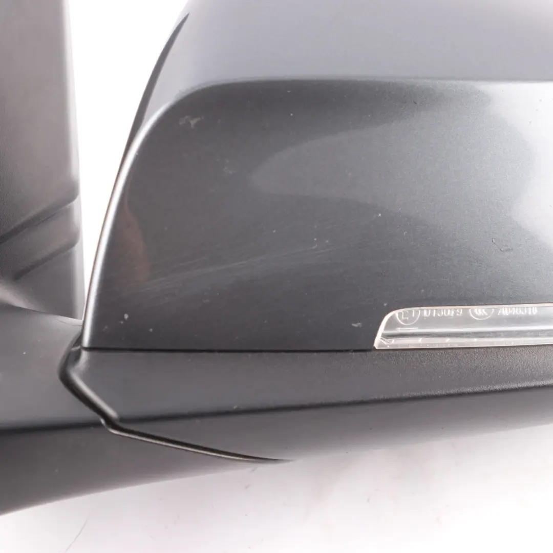BMW F21 F22 Left Heated Wing Mirror N/S Mineralgrau Grey Metallic B39 - SKU rhd-7268539-MG - Part number 7268539