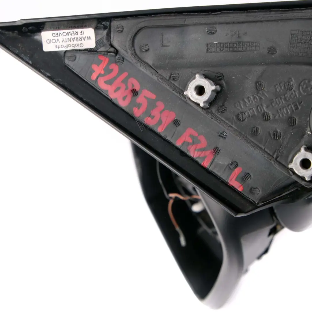  Base Wing Mirror BMW F21 F22 F23 Heated Left Door N/S Outside 6 Pins Black - SKU RHD-7268539 - Part number 7268539