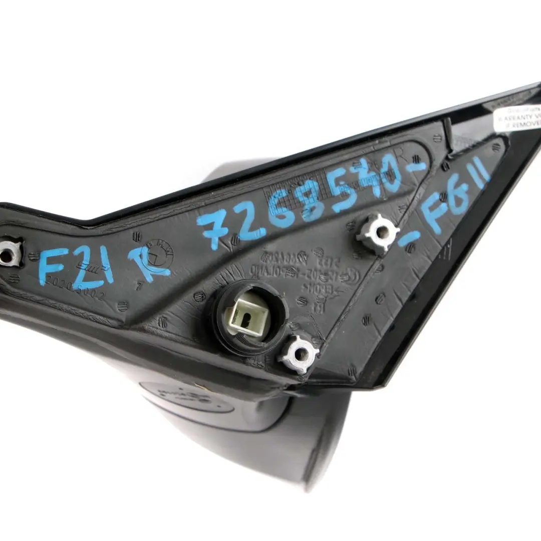 Wing Mirror Door BMW F21 F22 F23 Right Heated O/S Outside Ferric Grey II to with Part number 7268540 Wing Mirror Door BMW F21 F22 F23 Right Heated O/S Outside Ferric Grey II - SKU rhd-7268540-FGII - Part number 7268540