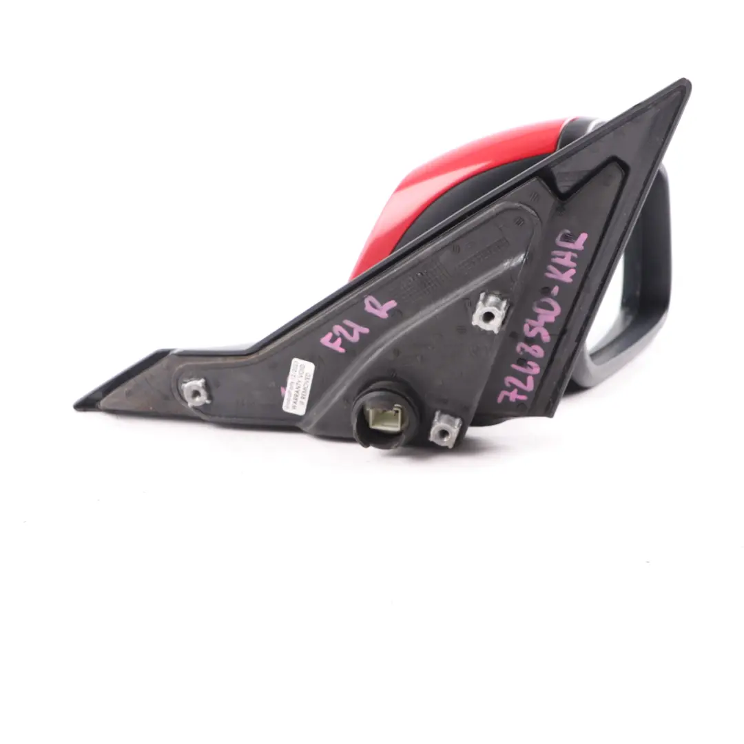 Wing Mirror BMW F21 F22 F23 Door Right O/S Heated 6 Pins Outside Crimson Red A61 to with Part number 7268540 Wing Mirror BMW F21 F22 F23 Door Right O/S Heated 6 Pins Outside Crimson Red A61 - SKU rhd-7268540-KAR - Part number 7268540