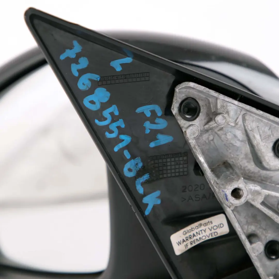 Left Heated Wing Mirror N/S Door Memory Black to BMW 1 2 Series F21 F22 F23 with Part number 7268551 BMW 1 2 Series F21 F22 F23 Left Heated Wing Mirror N/S Door Memory Black - SKU rhd-7268551-BLK - Part number 7268551