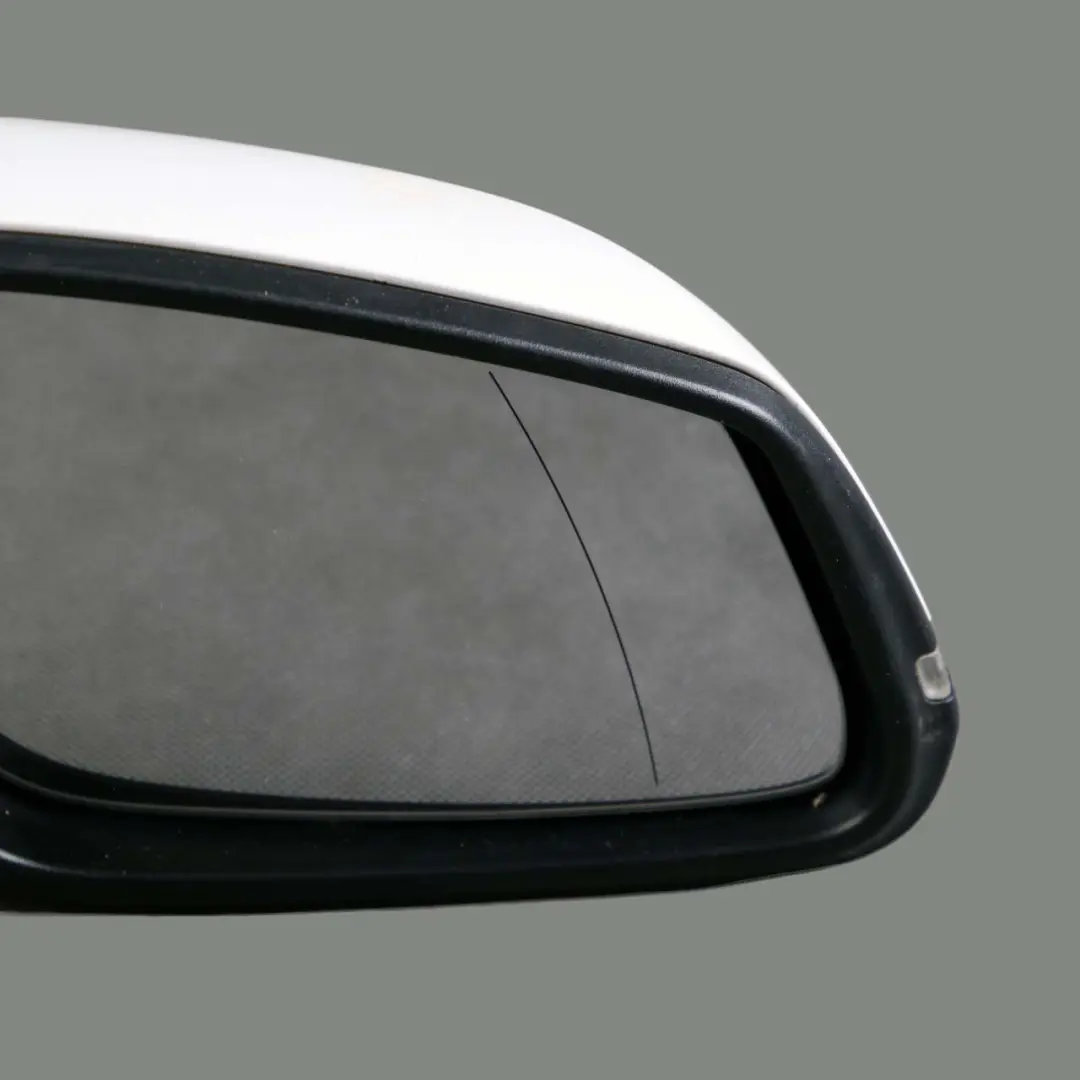 BMW F21 F22 F23 Right Heated Wing Mirror O/S Memory Alpinweiss Alpine White 300 - SKU rhd-7268552-AW - Part number 7268552