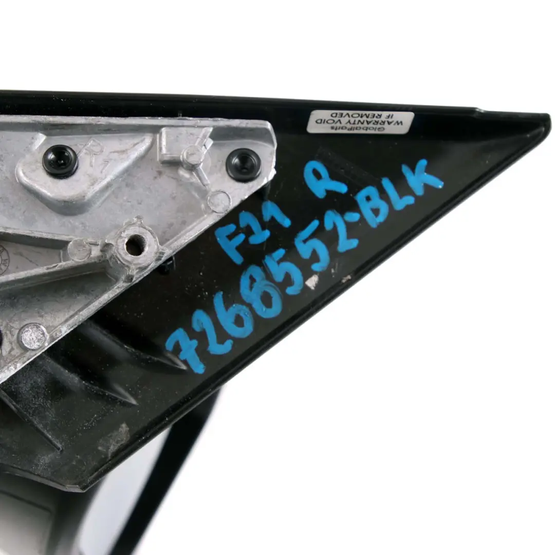 Right Heated Wing Mirror O/S Door Memory Black to BMW 1 2 Series F21 F22 F23 with Part number 7268552 BMW 1 2 Series F21 F22 F23 Right Heated Wing Mirror O/S Door Memory Black - SKU rhd-7268552-BLK - Part number 7268552