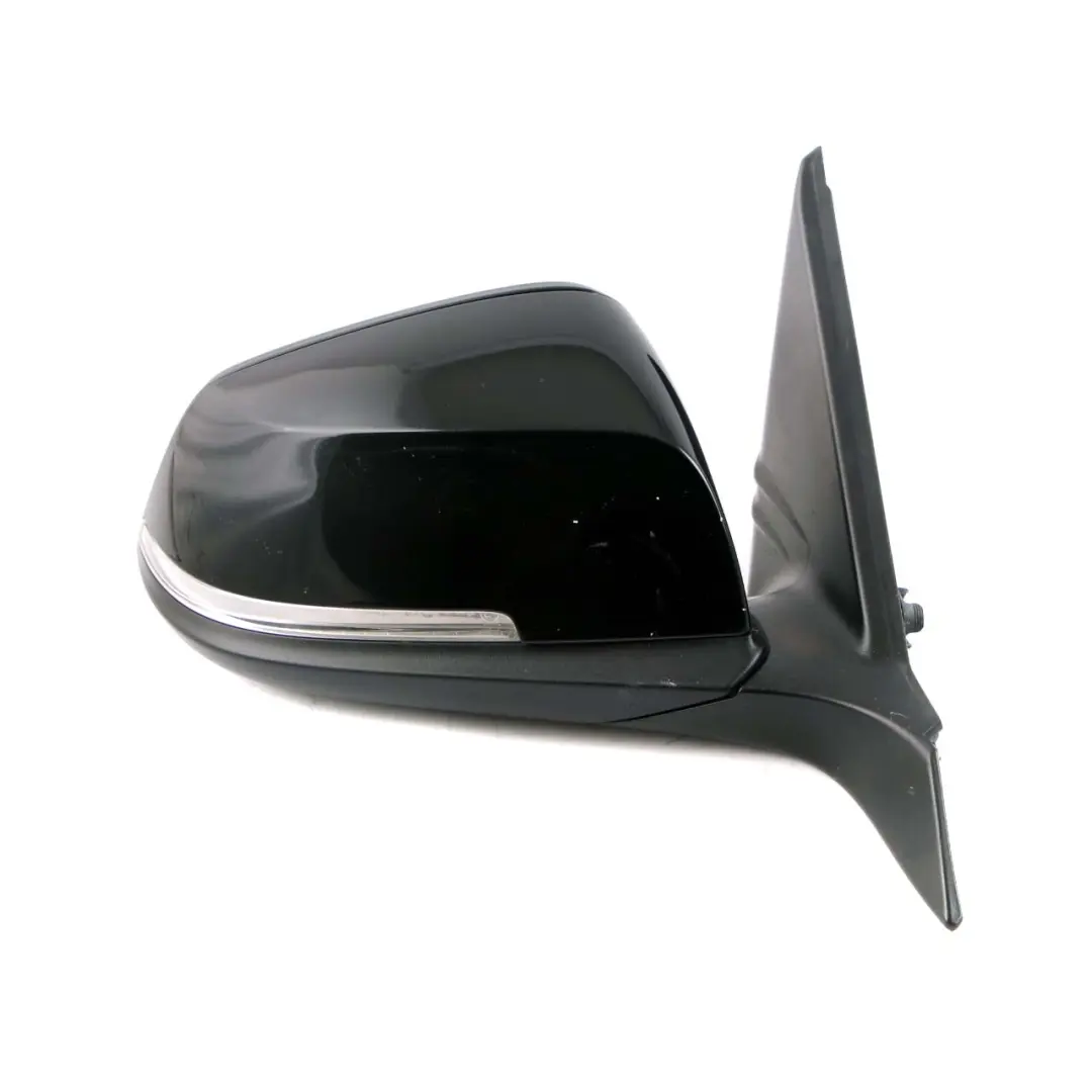 BMW 1 2 Series F21 F22 F23 Right Heated Wing Mirror O/S Door Memory Black - SKU rhd-7268552-BLK - Part number 7268552
