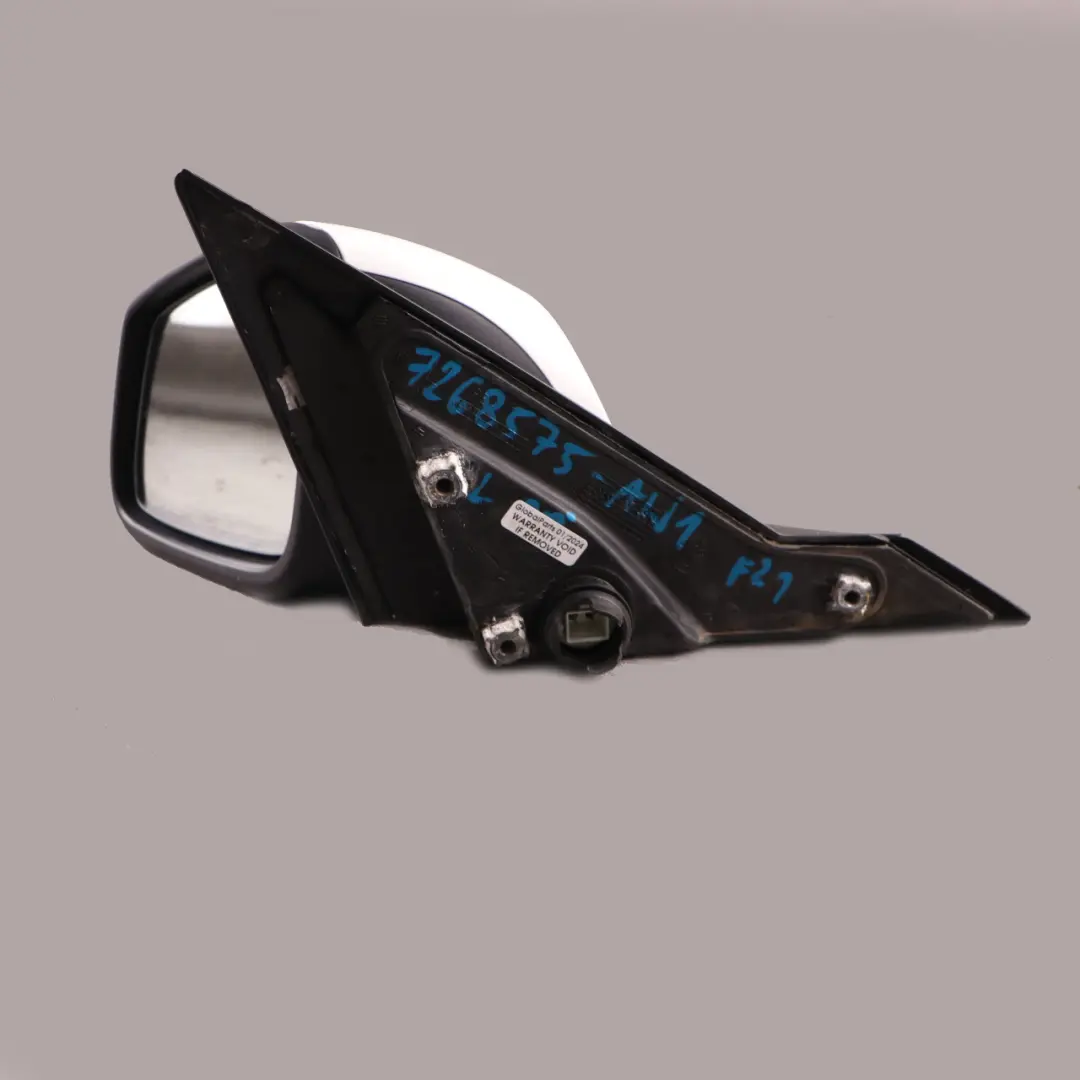 Left Heated Wing Mirror N/S Auto Dip Alpinweiss White - 300 to BMW F21 F22 with Part number 7268575 BMW F21 F22 Left Heated Wing Mirror N/S Auto Dip Alpinweiss White - 300 - SKU rhd-7268575-AW1 - Part number 7268575