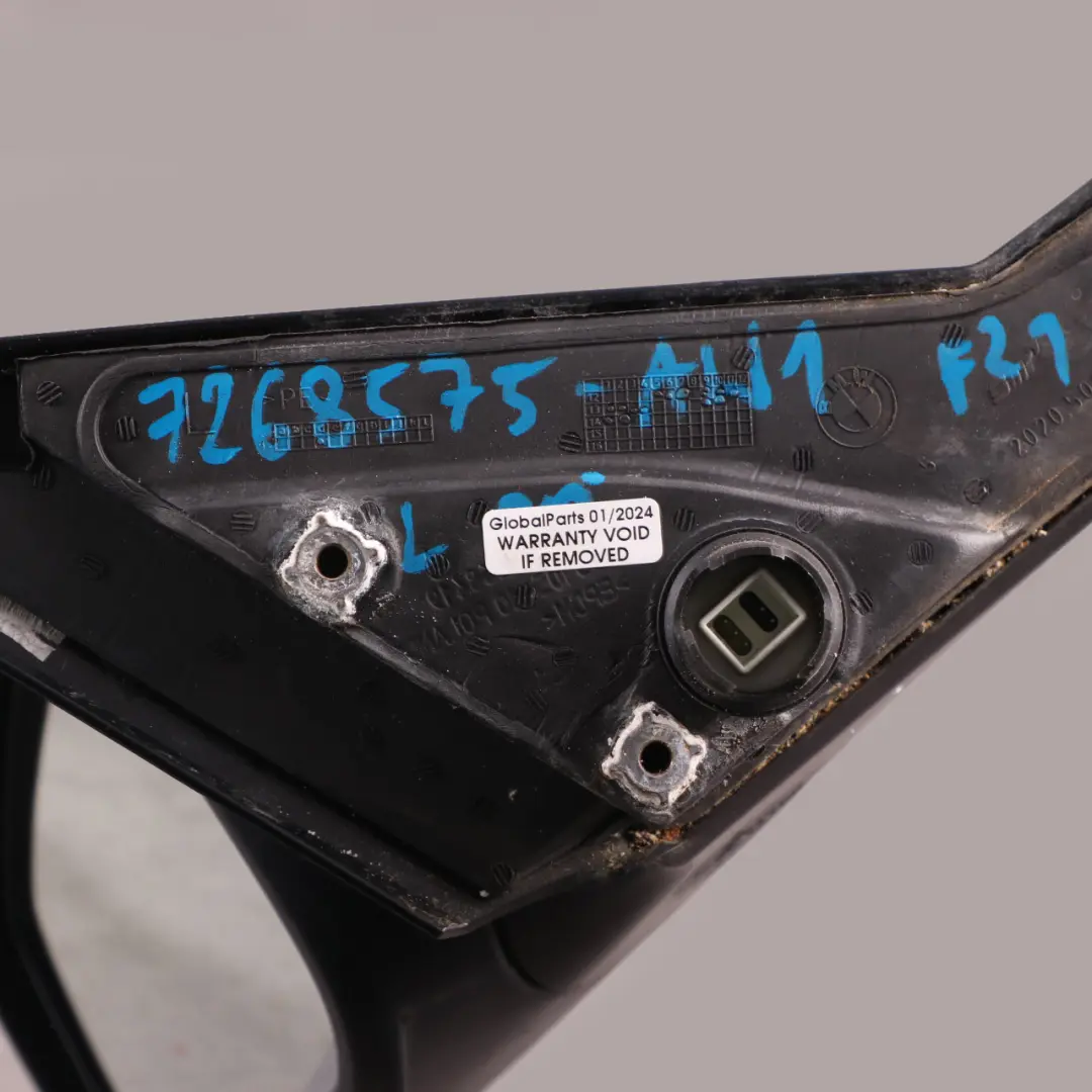 Left Heated Wing Mirror N/S Auto Dip Alpinweiss White - 300 to BMW F21 F22 with Part number 7268575 BMW F21 F22 Left Heated Wing Mirror N/S Auto Dip Alpinweiss White - 300 - SKU rhd-7268575-AW1 - Part number 7268575