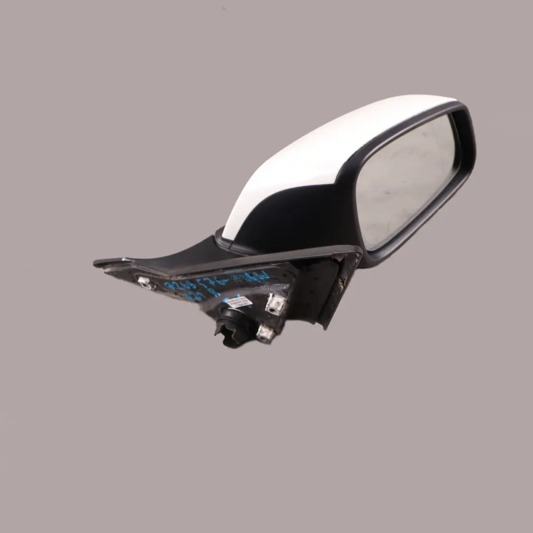 BMW F21 F22 Right Heated Wing Mirror O/S Auto Dip Alpinweiss White - SKU rhd-7268576-AW - Part number 7268576