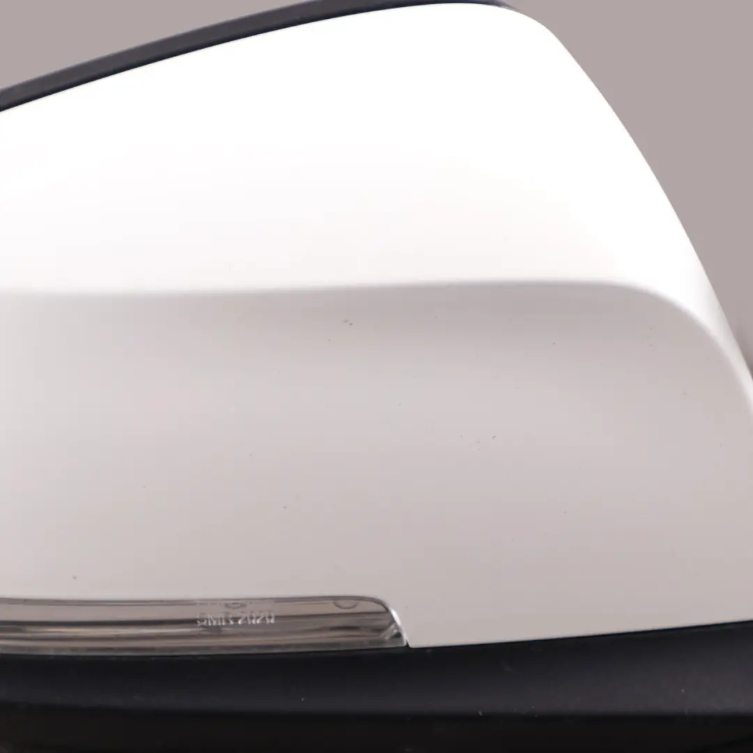 BMW F21 F22 Right Heated Wing Mirror O/S Auto Dip Alpinweiss White - SKU rhd-7268576-AW - Part number 7268576