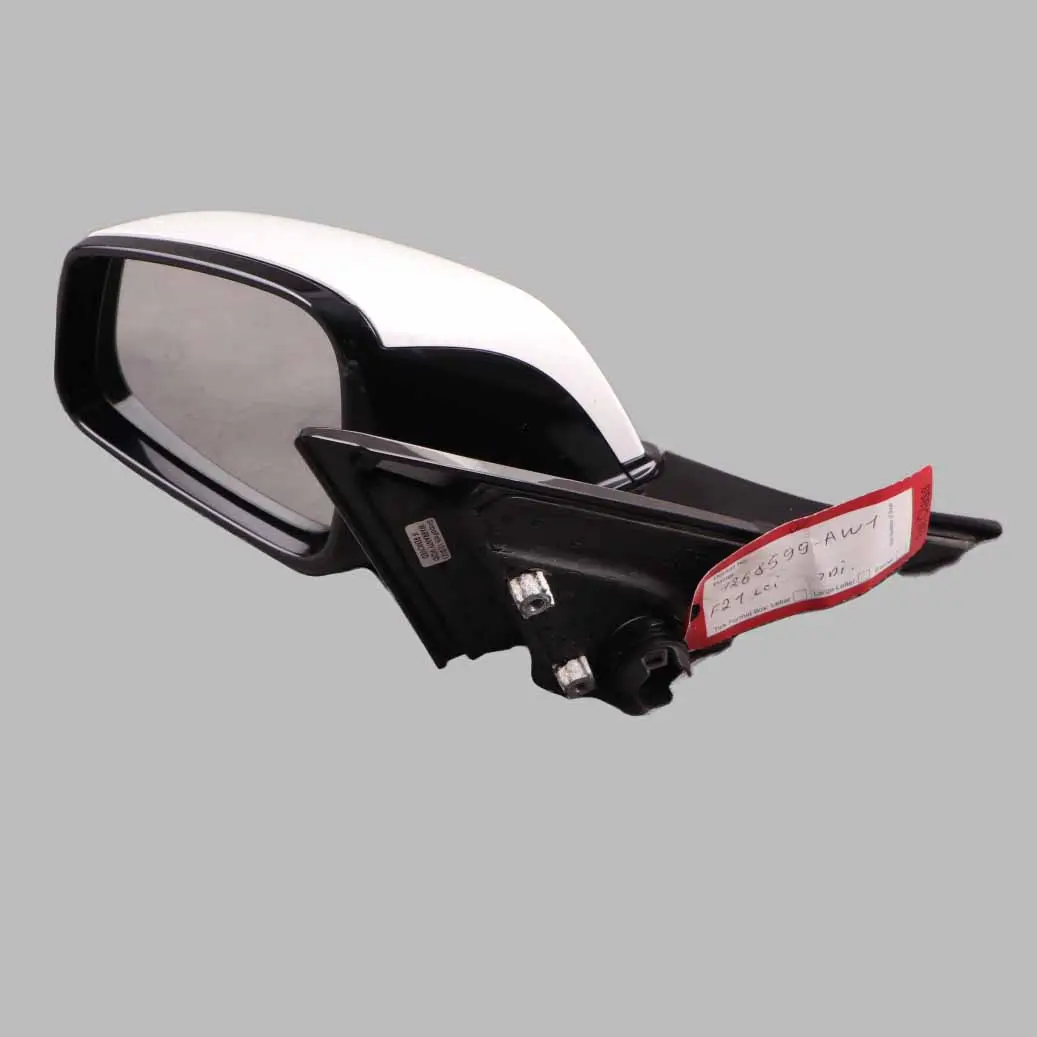  Wing Mirror BMW F21 F22 Door Left N/S High Gloss Heated Alpine White 300 - SKU rhd-7268599-AW1 - Part number 7268599