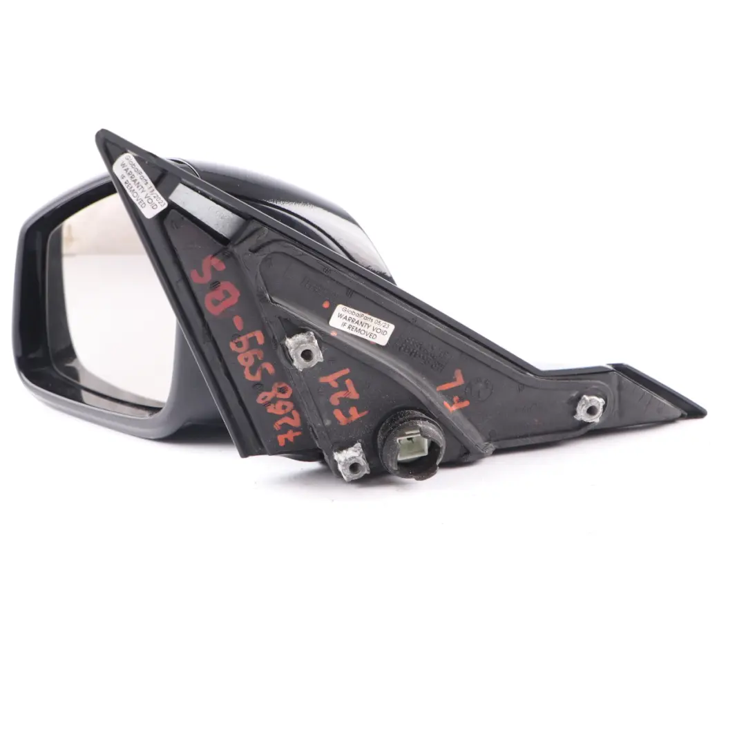  Wing Mirror BMW F21 F22 Left N/S High Gloss Trim Black Sapphire Metallic - 475 - SKU rhd-7268599-BS - Part number 7268599