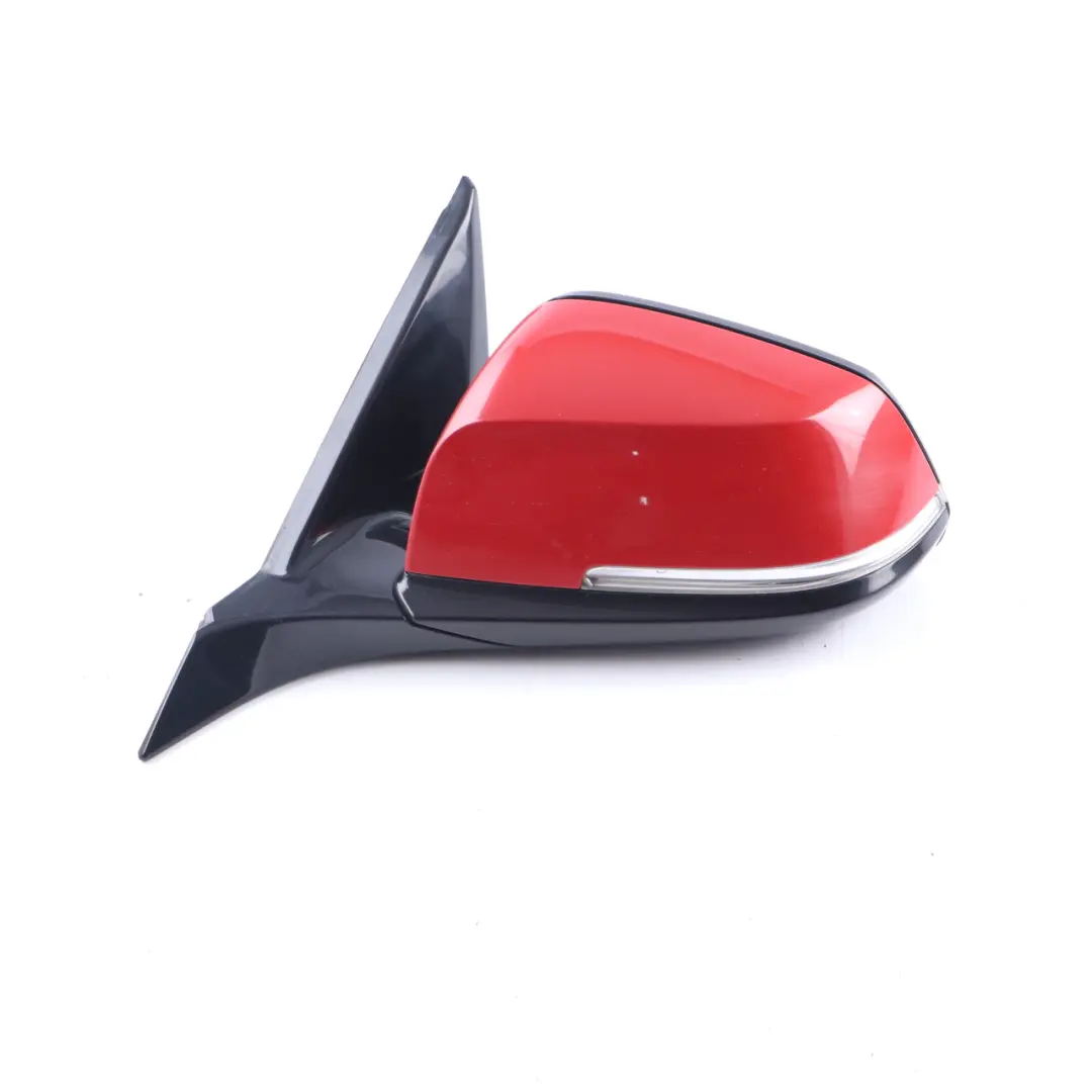 BMW F21 F22 Wing Mirror Left N/S Heated Shadow Line Melbourne Red Metallic -A75 - SKU rhd-7268599-MRT - Part number 7268599