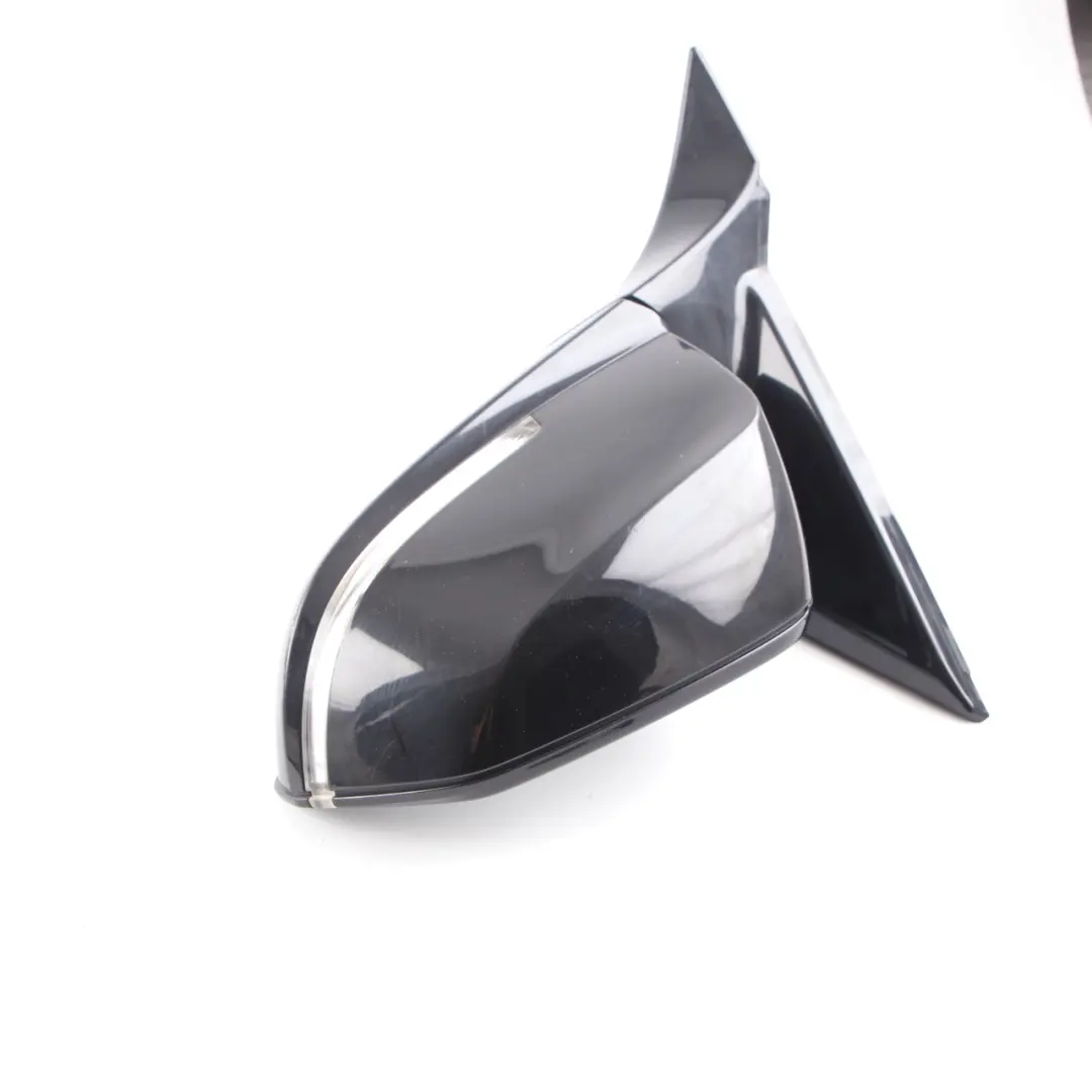 BMW F21 F22 Left Wing Mirror N/S High Gloss Schwarz 2 Black 668 - SKU rhd-7268599-SCH1 - Part number 7268599