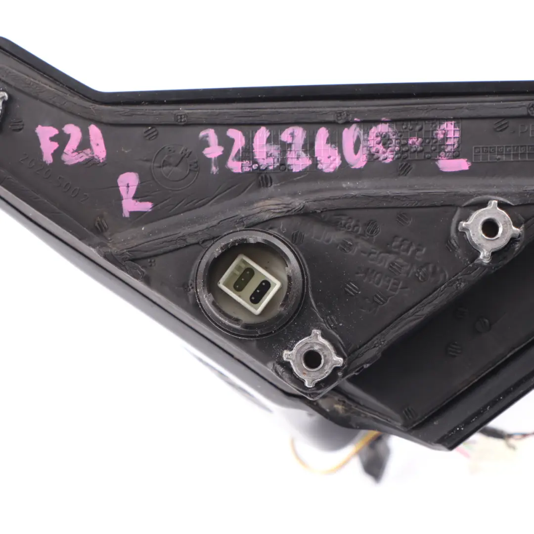  Wing Mirror Base BMW F21 F22 F23 Door Right O/S Carrier Heated High Gloss 6 Pins - SKU rhd-7268600-2 - Part number 7268600